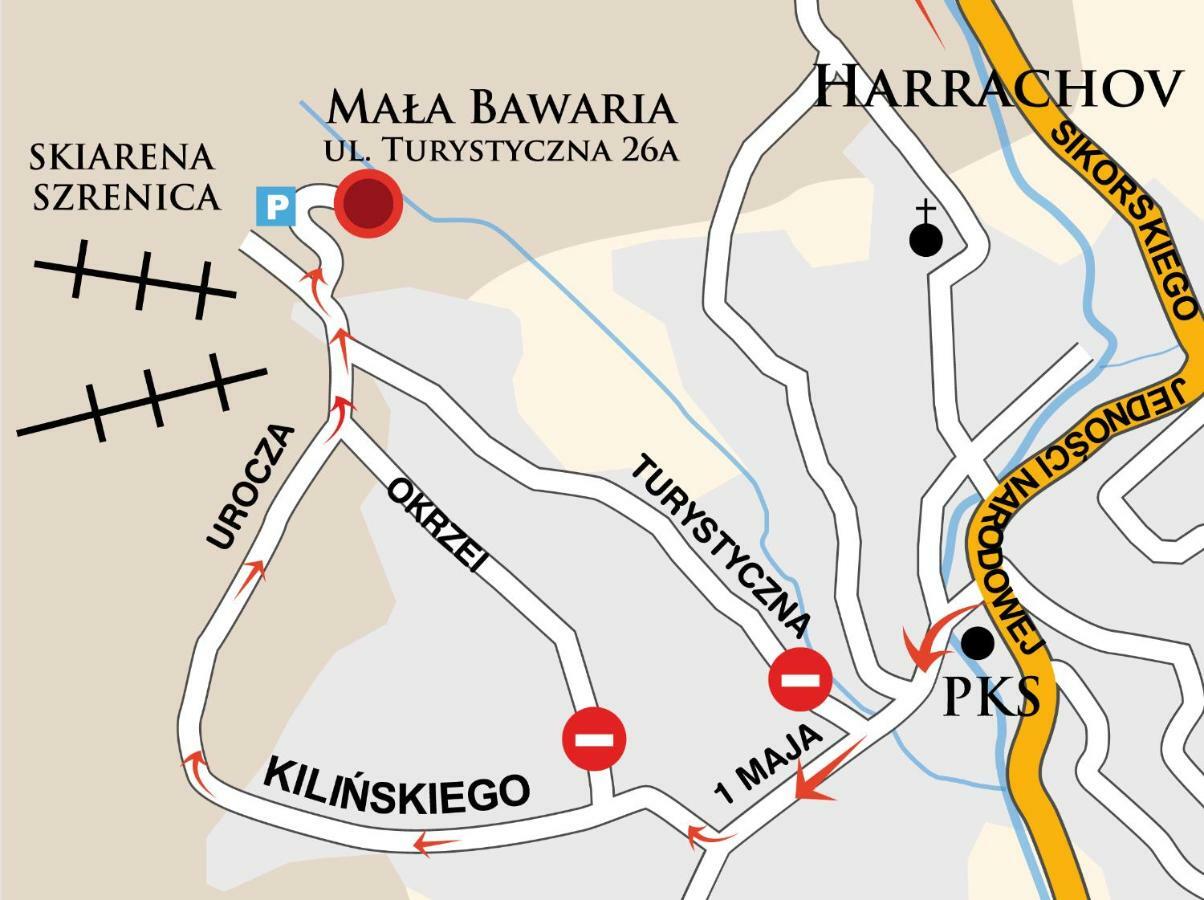 Gosciniec Mala Bawaria Hotel Szklarska Poręba Esterno foto